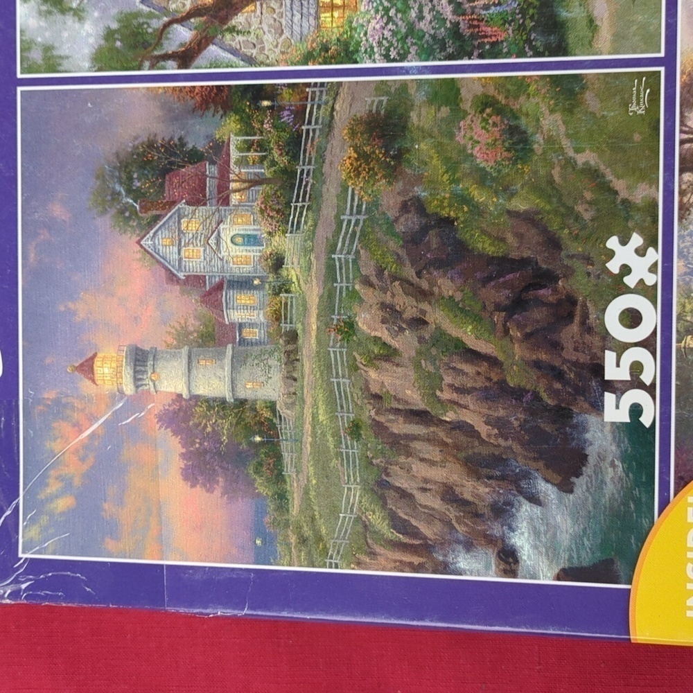 4 Bargain Jigsaw Puzzles Art By Thomas Kinkade and Alexander Chen - Picture 3 of 15
